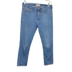 Everlane Straight Leg Denim Jean Medium Wash Blue Size 28